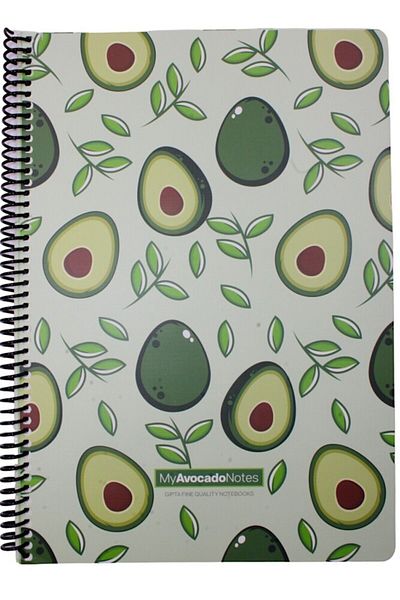 Gıpta A4 Avocado 80 Sheets Lined - Spiral Cardboard Notebook 5819