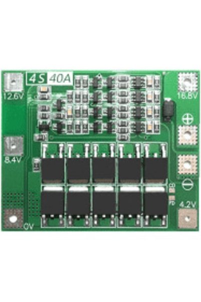 Genel Markalar 4s Bms 40a 14.8 V 16.8v 18650 Lityum Pil Şarj Koruma Devresi
