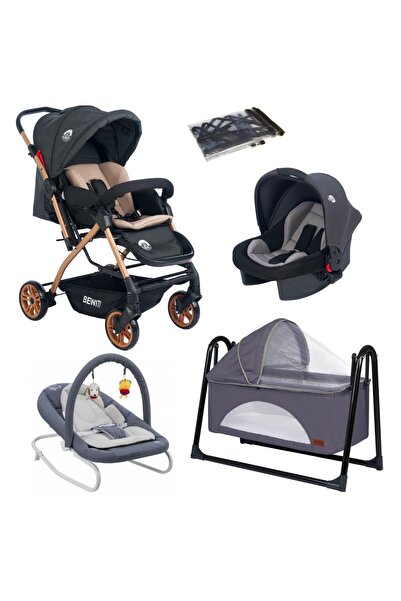 4KİDS Bebek Çeyiz Seti Çift Yön Bebek Arabası Taşıma Puseti Anakucağı Bebek B...