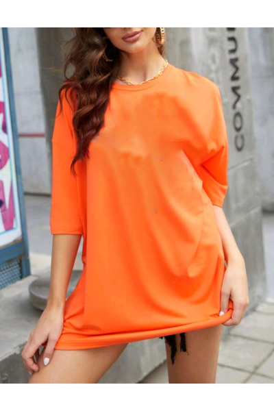 BW Bravely Wear Άνετο γυναικείο μπλουζάκι από βαμβάκι χωρίς στάμπα