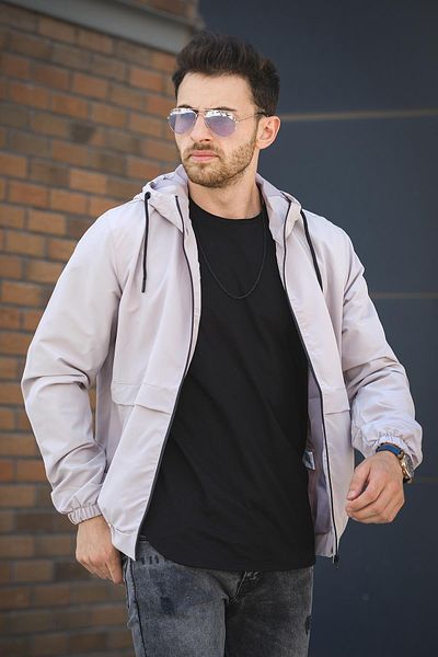 Oksit Ανδρικό εποχιακό παλτό Antonin Slim Fit - Ελαστική μέση και μανίκια, Αδιάβροχο