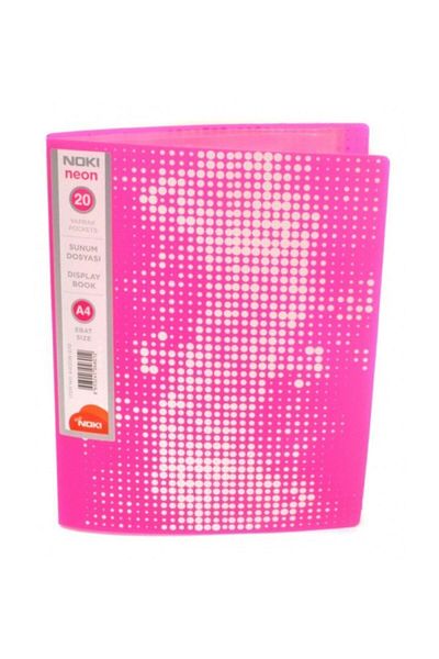 Noki Neon Series Pink 20 Pack Presentation Folder 64120n-070