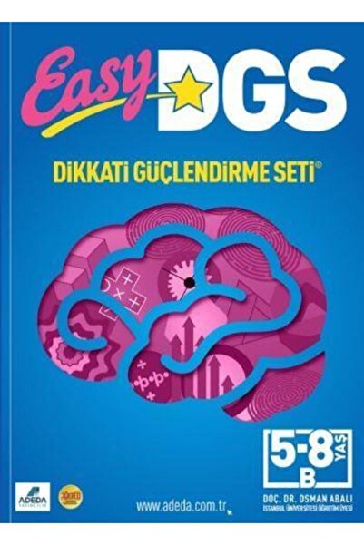 Adeda Yayınları Easy Dikkati Güçlendirme Seti 5-8 Yaş A Osman Abalı