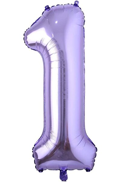 kidspartim بالون فويل بنفسجي مقاس 40 بوصة - عدد واحد 100 سم