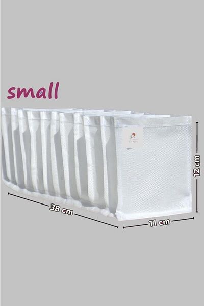 HOMELİFE EV TEKSTİL 11 Compartments 3 Pieces Drawer Accordion Organizer Als-small