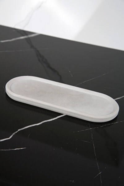 betonmall 9X23 cm Decorative Oval Presentation Tray and Plate Set