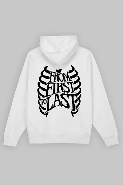 FEEL STYLE De la First To Last Logo imprimat - 100% bumbac Hanorac oversize unisex