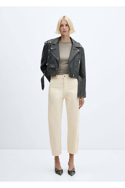 MANGO Woman Ψηλόμεσο slouchy τζιν