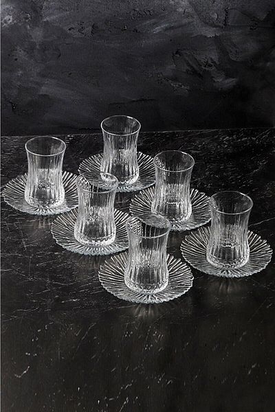 Paşabahçe 12 Piece Elysia Imported Tea Set