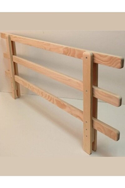 ARENHOME حاجز حماية سرير أطفال خشبي مقاس 120 × 45 سم - سرير درابزين