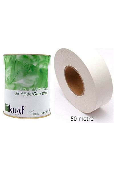 Kuaf Canned Wax Azulen 800 Ml + 50 Waxing Cloths