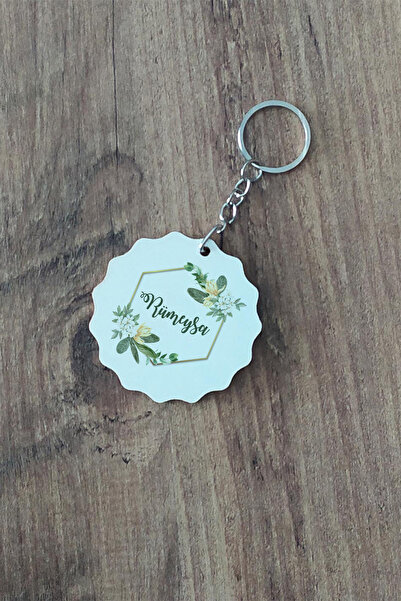 Hedizu Kişiye Özel Çiçekli İsme Özel Anahtarlık Arkadaşa Kardeşe Anneye Ablay...