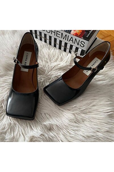 Laura roza KÜT BURUNLU TOPUKLU AYAKKABI