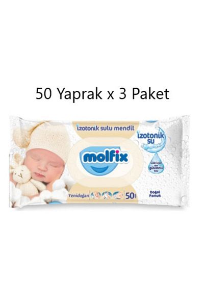 Molfix Isotonic Water Wipes Newborn 150 pcs