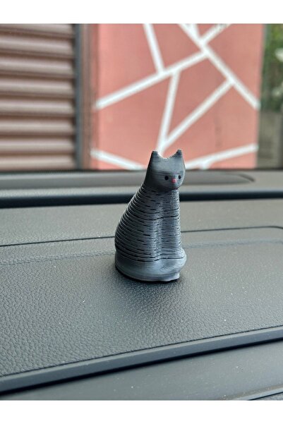 3dbaydesign إكسسوار صندوق القفازات الهزاز للقطط من نيو تريند (رمادي)