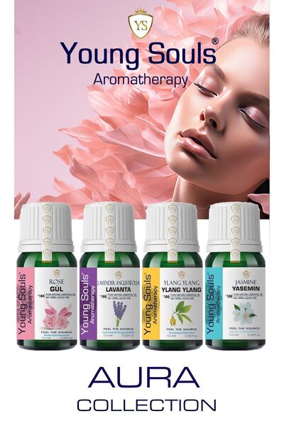 YOUNG SOULS Aromatherapy Aura Collection Gül / Yasemin / Ylang Ylang / Lavant...
