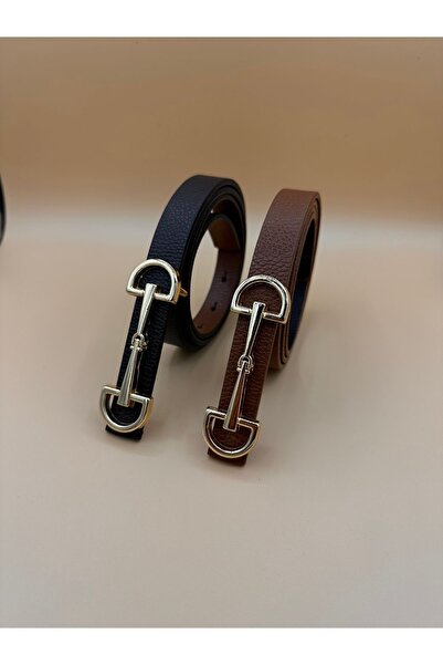 Des'ree Kemer 2-Piece Long Buckle Slim Women's Belt, Coat Belt, Shirt Belt, D...