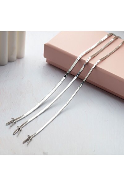 Ersöz Kuyumculuk 14 Ayar Beyaz Altın Su Yolu Bileklik