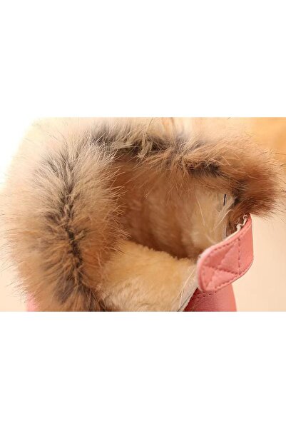 Butik PELUŞ TASARIM SICAK TUTAN SUNİ DERİ ÇOCUK BOT - BEYAZ