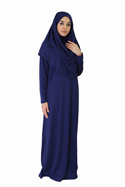 ZEHRANAZ NAMAZ ELBİSESİ Ανοιχτό Navy Blue - Φόρεμα προσευχής χωρίς φερμουάρ