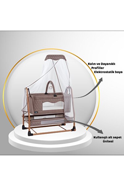 Ciciko C-1100 Gold Plus Lüks Tüllü Beşik