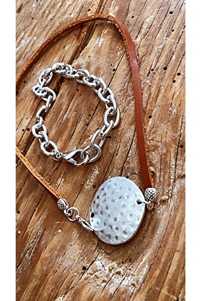 by özllem Tasarım Deri Bohem Bileklik Set