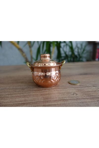 antepistachios Tiny Copper Pot - Miniature Figurine
