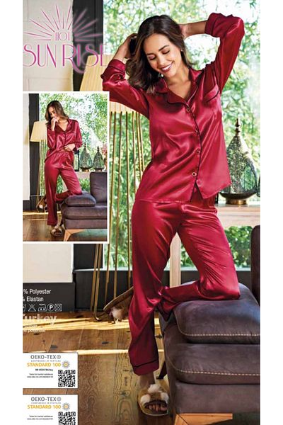 Ladnie iç giyim Satin Pajama Set