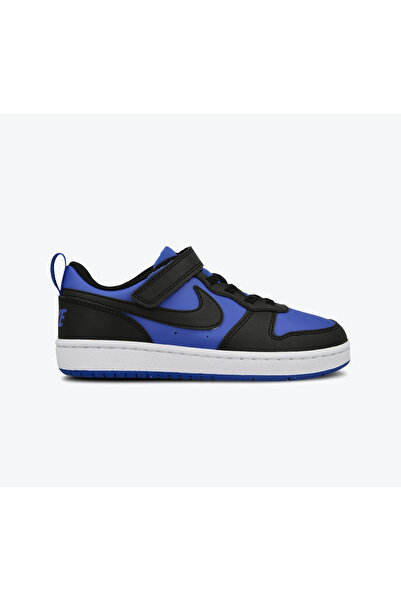 Nike Court Borough Low Recraft Mavi - Siyah Çocuk Ayakkabısı
