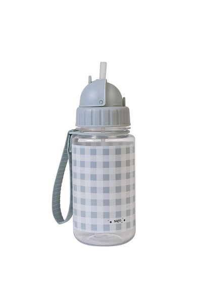 saro 450ml Gray Hanging Flask with Straw