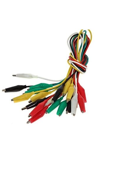 Arduino Cbrobotıc Krokodil Kablo 10lu Set -