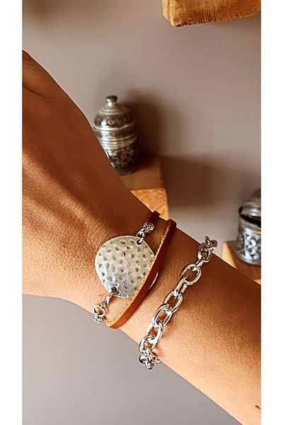 by özllem Design Leather Bohemian Bracelet Set
