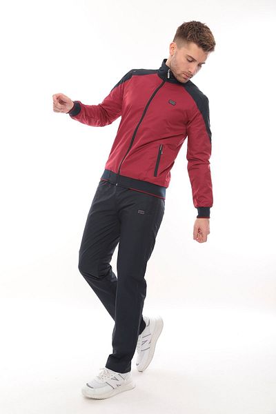SOCCER Men's Sports Tracksuit Set - Twill Combed Cotton, Detachable Hooded, 4329