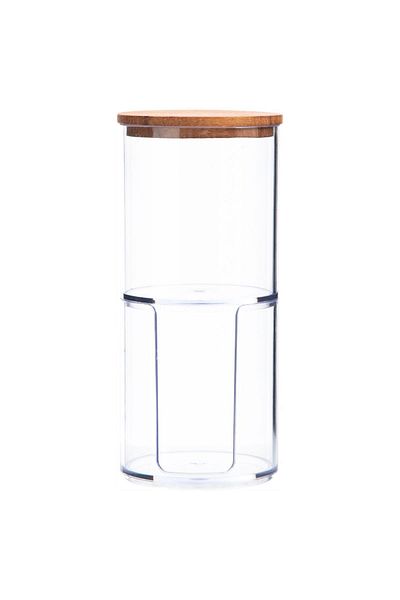 Mudo Home Suport din bumbac cu două straturi cu capac din lemn