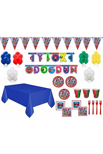 PartyGross مجموعة حفلات Brawl Stars المرخصة لـ 24 شخصًا