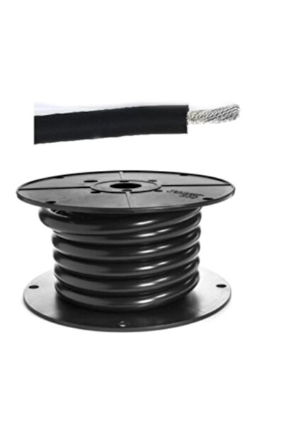 Yunus 16mm Akü Kablosu Kalaylı Tekne Karavan Siyah Marin Akü Kablosu 1 Metre