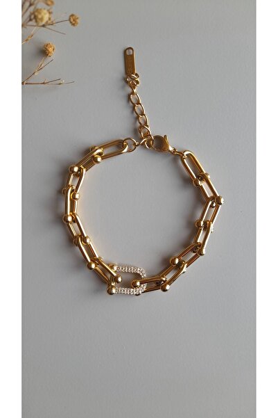 Opia JEWELRY Çelik Tiffany Taşlı Bİleklik