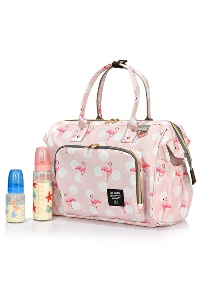 Baggage Bag Flamingo Pembe Omuz Askılı Anne Bebek Bakım Çantası
