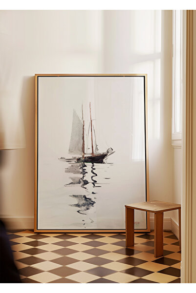 ARTHOUSECOLLECTIVE Winslow Homer - Two–masted Schooner With Dory - Tablo Ölçü...