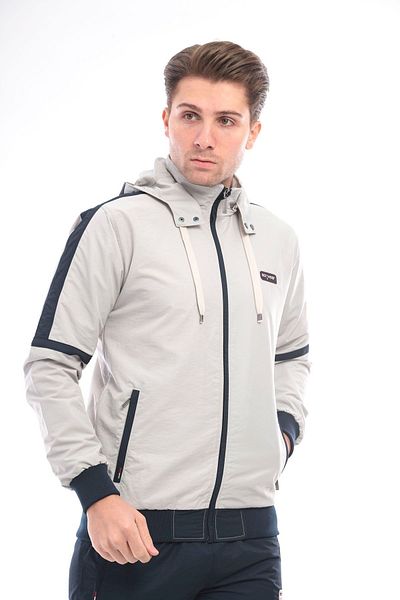 SOCCER Men's Sports Tracksuit Set - Twill Combed Cotton, Detachable Hooded, 4351