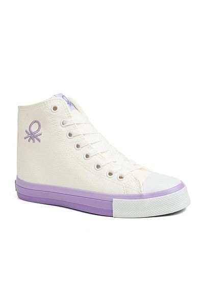 Benetton ® |   Bn-30726 - 3374 White Lilac - Pantofi sport dama