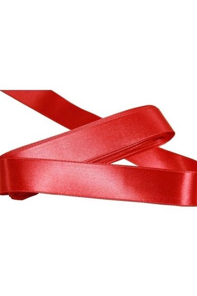 Pika Red Satin Ribbon 2cm Width 10m