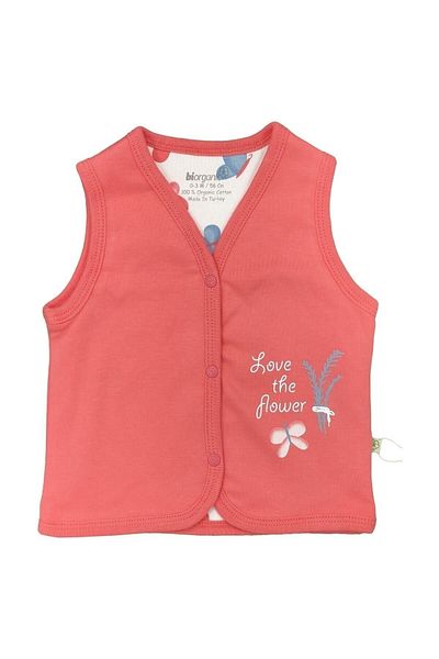 Biorganic Wild Flowers Combed Cotton Baby Vest 61451