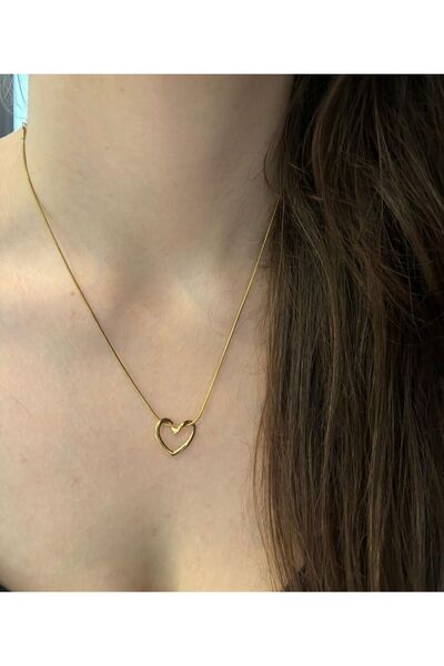 Rubus Steel Heart-Shaped Knot Necklace