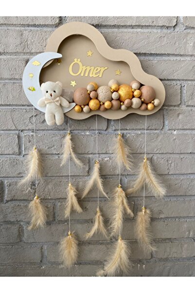 NeşeliAtölyem Ledli Bubble Bulut Kapı Süsü