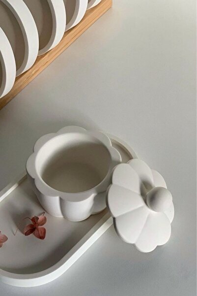 Mandalin Art Studio Οβάλ πιάτο και μίνι κουτί κοσμημάτων