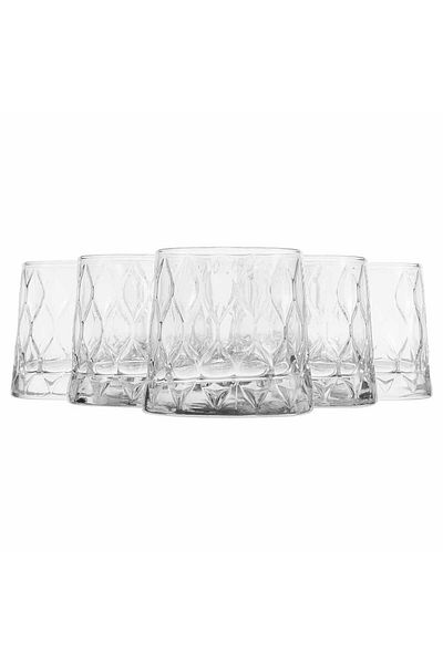 Paşabahçe 320 ml Set of 6 Leafy Water Glasses