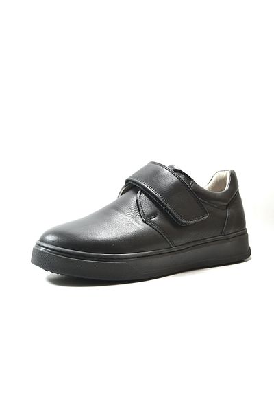 Onlo Ayakkabı Pantofi ortopedici pentru băieți Onlo 253 - piele naturală, velcro negru