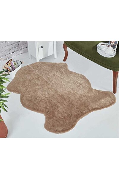 BESELY Vizon Kaymaz Taban Makinada Yıkanabilir Halı Dekoratif Peluş Yumuşak P...