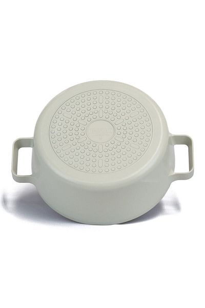 NEOFLAM Fika Glass Lid Aluminum Cast Pot 24 Cm X 10 Cm